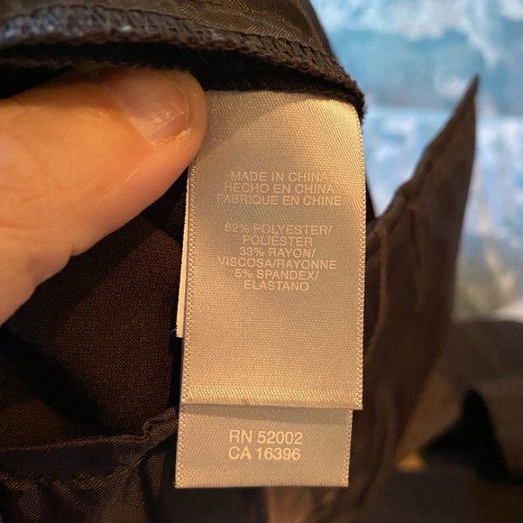 Liz Claiborne Audra Brown Wide Leg Pants Size 8 Belt Office Siren Trouser Career - Picture 13 of 16